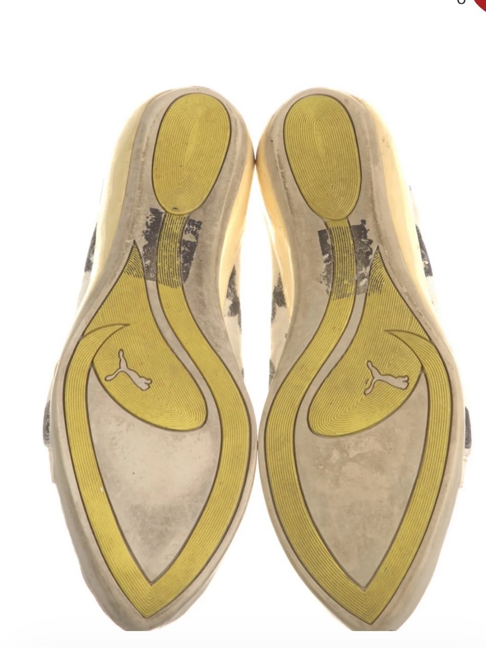 Alexander McQueen x Puma Butterfly-Print Women's High-Top Sneaker in Off-White 8 - Picture 5 of 5